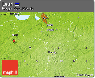 Physical Map of Lauri