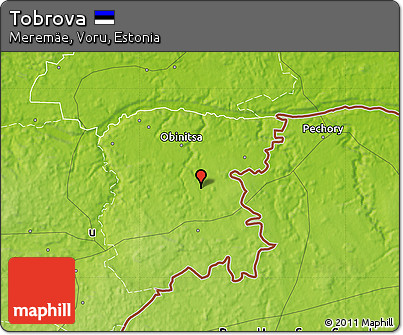 Physical Map of Tobrova