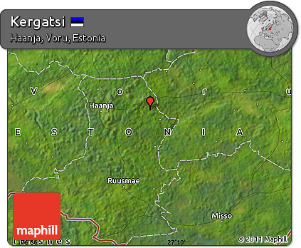 Satellite Map of Kergatsi