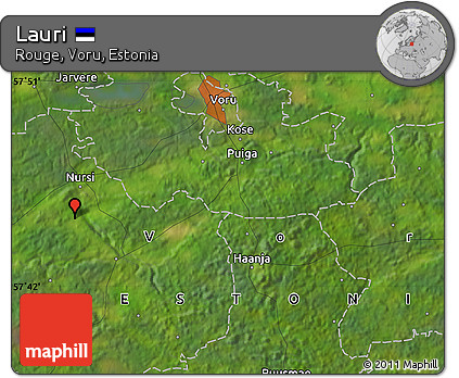 Satellite Map of Lauri