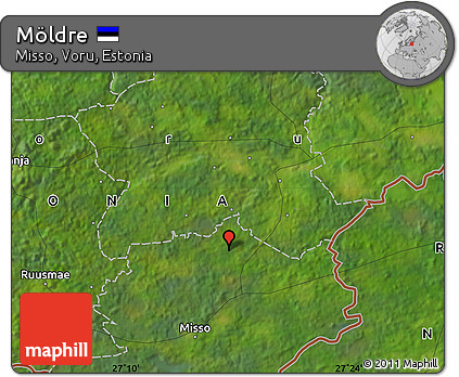 Satellite Map of Möldre