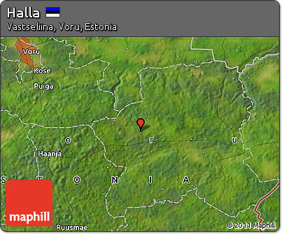 Satellite Map of Halla