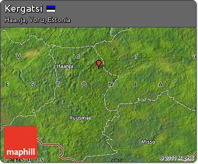 Satellite Map of Kergatsi