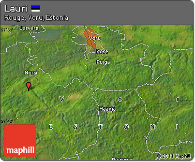 Satellite Map of Lauri