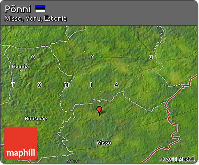 Satellite Map of Põnni
