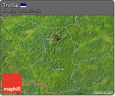 Satellite Map of Trolla