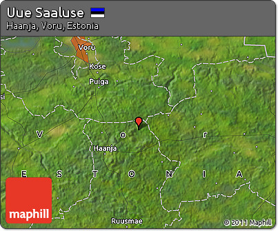 Satellite Map of Uue Saaluse
