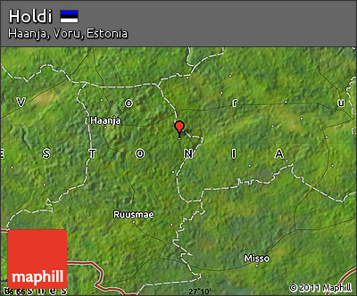 Satellite Map of Holdi