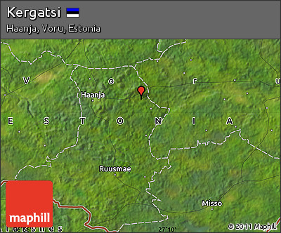 Satellite Map of Kergatsi