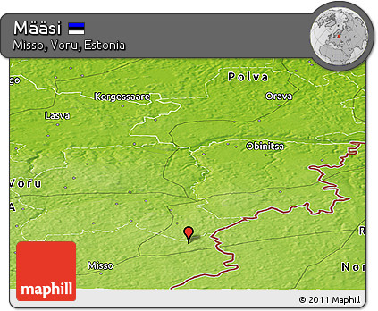 Physical Panoramic Map of Määsi