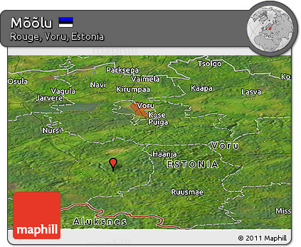 Satellite Panoramic Map of Mõõlu