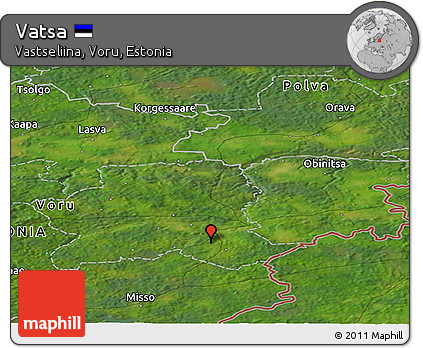 Satellite Panoramic Map of Vatsa