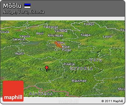 Satellite Panoramic Map of Mõõlu