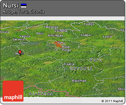 Satellite Panoramic Map of Nursi