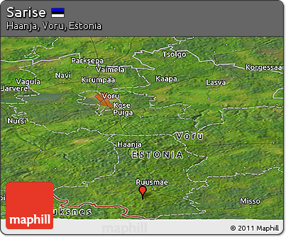 Satellite Panoramic Map of Sarise