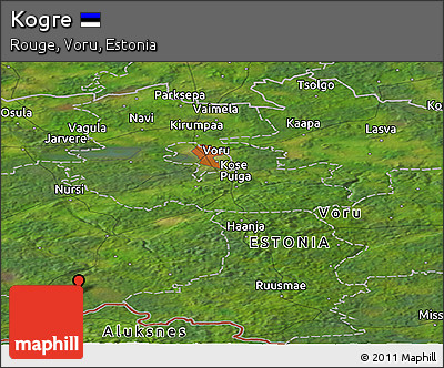 Satellite Panoramic Map of Kogre