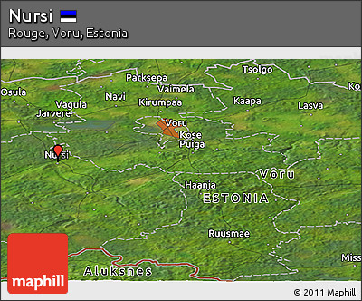 Satellite Panoramic Map of Nursi