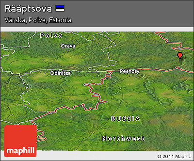 Satellite Panoramic Map of Rääptsova