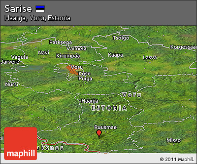 Satellite Panoramic Map of Sarise