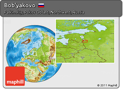 Physical Location Map of Bob'yakovo