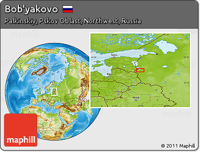Physical Location Map of Bob'yakovo