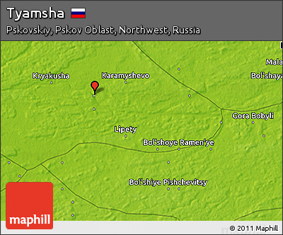 Physical 3D Map of Tyamsha