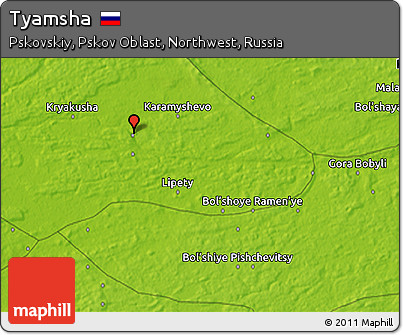 Physical 3D Map of Tyamsha