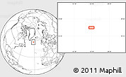 Blank Location Map of the area around 57° 46' 59" N, 32° 13' 30" W