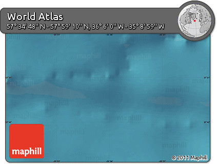 Satellite Map of the Area around 57° 46' 59" N, 35° 37' 30" W