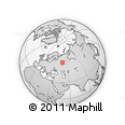 Outline Map of the Area around 57° 46' 59" N, 49° 22' 30" E, rectangular outline