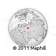 Outline Map of the Area around 57° 46' 59" N, 50° 13' 30" E, rectangular outline