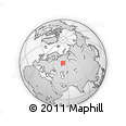 Outline Map of the Area around 57° 46' 59" N, 51° 55' 29" E, rectangular outline