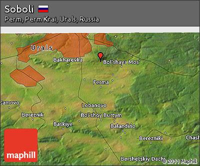 Satellite 3D Map of Soboli