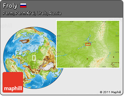Physical Location Map of Froly