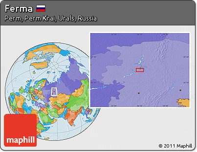 Political Location Map of Ferma