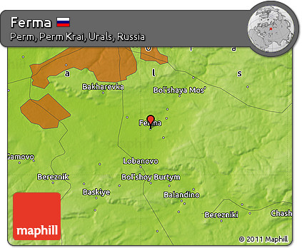 Physical Map of Ferma