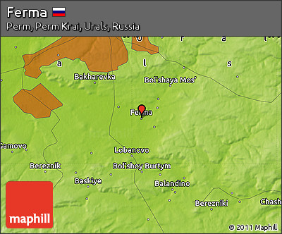 Physical Map of Ferma