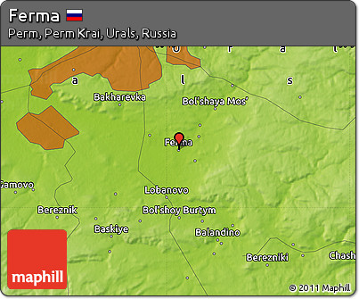 Physical Map of Ferma