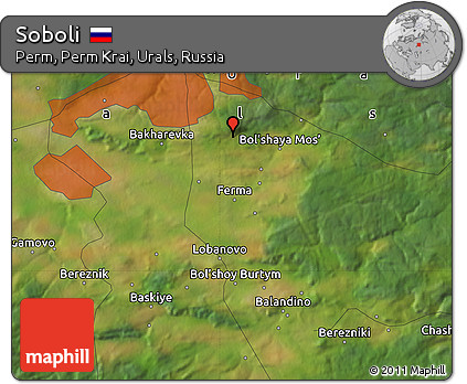 Satellite Map of Soboli
