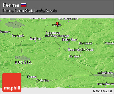 Political Panoramic Map of Ferma