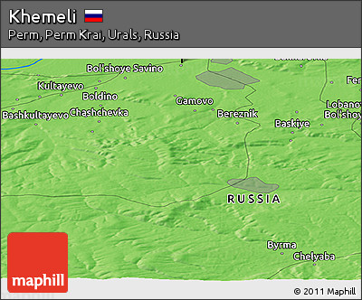 Political Panoramic Map of Khemeli