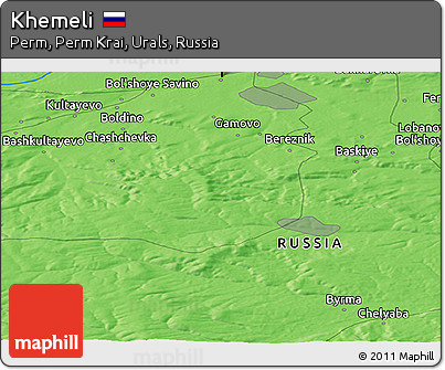 Political Panoramic Map of Khemeli