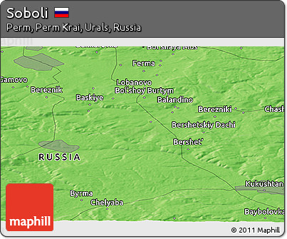 Political Panoramic Map of Soboli