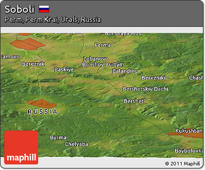 Satellite Panoramic Map of Soboli