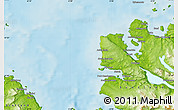Physical Map of Sand