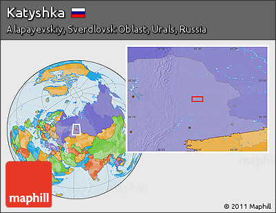 Political Location Map of Katyshka