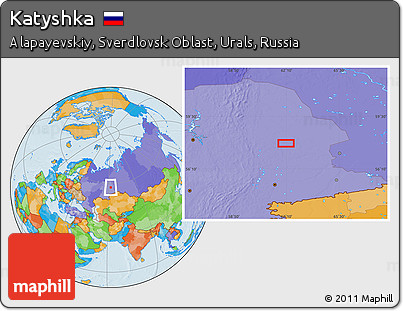 Political Location Map of Katyshka