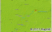 Physical Map of the area around 57° 46' 59" N, 67° 13' 29" E