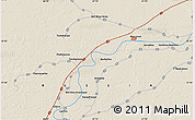 Shaded Relief Map of the area around 57° 46' 59" N, 67° 13' 29" E