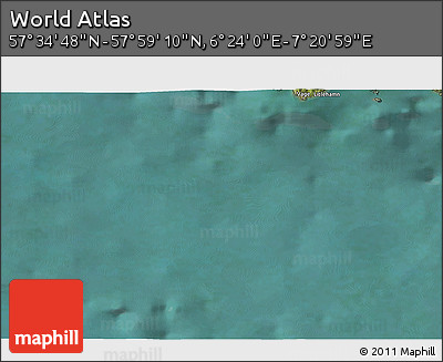 Satellite 3D Map of the Area around 57° 46' 59" N, 6° 52' 30" E